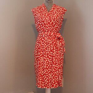 Eliza J Red and White Polkadot Dress